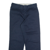 DICKIES Chino Mens Trousers Blue Regular Straight W30 L30