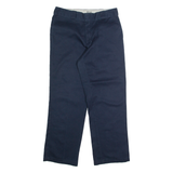 DICKIES Chino Mens Trousers Blue Regular Straight W30 L30