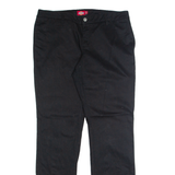 DICKIES Chino Womens Trousers Black Regular Straight W34 L32