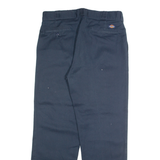 DICKIES Chino Mens Trousers Blue Regular Straight W34 L30