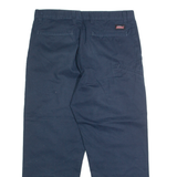 DICKIES Chino Mens Trousers Blue Regular Straight W32 L25