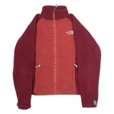 THE NORTH FACE Womens Fleece Jacket Red Colourblock M
