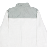 FILA Mens Fleece Jacket White Colourblock M