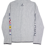 NAUTICA Mens Fleece Jacket Grey Hooded L