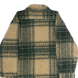 TIMBERLAND Womens Jacket Beige Knit 90s Plaid S