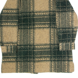 TIMBERLAND Womens Jacket Beige Knit 90s Plaid S