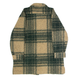 TIMBERLAND Womens Jacket Beige Knit 90s Plaid S