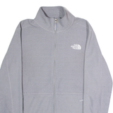 THE NORTH FACE Mens Track Jacket Grey Knit M