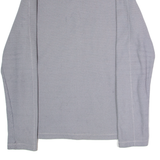 THE NORTH FACE Mens Track Jacket Grey Knit M