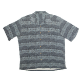 Mens Shirt Blue Floral XL