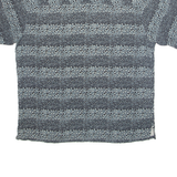 Mens Shirt Blue Floral XL