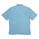 JOE HARLIN Mens Shirt Blue Crazy Pattern XL