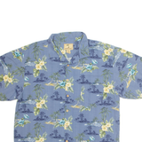 JAMAICA JAXX Mens Hawaiian Shirt Blue Floral XL
