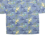 JAMAICA JAXX Mens Hawaiian Shirt Blue Floral XL