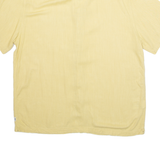 BANKS JOURNAL Mens Plain Shirt Yellow 2XL