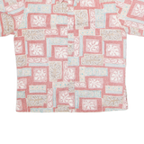 COOKE STREET Mens Hawaiian Shirt Red Crazy Pattern M