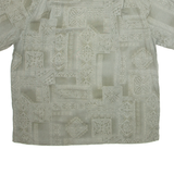 BATIK BAY Mens Hawaiian Shirt Grey Crazy Pattern XL