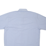 PIERRE CARDIN Mens Shirt Blue Pinstripe 2XL