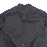 Sheer Womens Top Black Long Sleeve M