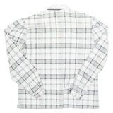Womens Printed Blouse Grey Long Sleeve Check M
