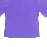 Womens Blouse Purple V-Neck M