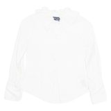 RALPH LAUREN Womens Shirt White Long Sleeve UK 8