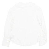 RALPH LAUREN Womens Shirt White Long Sleeve UK 8