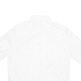 Womens Printed Blouse White Spotted M