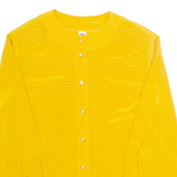 Womens Blouse Yellow Long Sleeve L