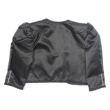 Womens Blouse Black 3/4 Sleeve L