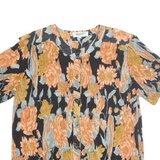 Womens Printed Blouse Pink Floral L
