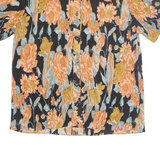 Womens Printed Blouse Pink Floral L