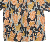 Womens Printed Blouse Pink Floral L
