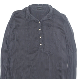 Womens Top Grey Long Sleeve L