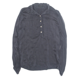 Womens Top Grey Long Sleeve L