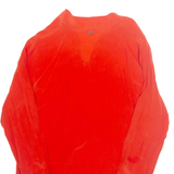 Womens Top Red V-Neck Long Sleeve M