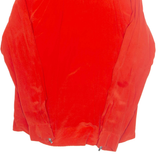 Womens Top Red V-Neck Long Sleeve M