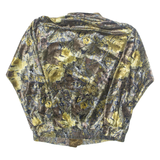 Womens Printed Blouse Green Long Sleeve Paisley L