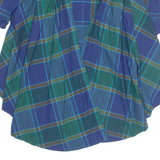 Womens Printed Blouse Blue Check M