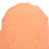 Womens Blouse Orange V-Neck Long Sleeve 4XL