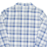 Womens Printed Shirt Blue Long Sleeve Check M