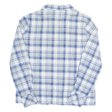 Womens Printed Shirt Blue Long Sleeve Check M