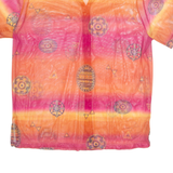 Sheer Womens Shirt Orange L