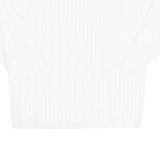 Womens Top White Long Sleeve Striped L