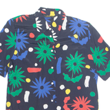 RUBY Womens Printed Shirt Blue Floral M