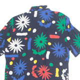 RUBY Womens Printed Shirt Blue Floral M