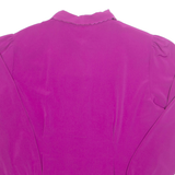Womens Blouse Purple Long Sleeve L