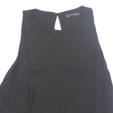 ZARA Womens Vest Black Sleeveless S