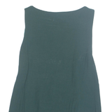 ZARA Womens Wrap Vest Green Sleeveless S