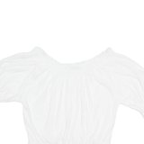 ZARA Womens Top White Off Shoulder S